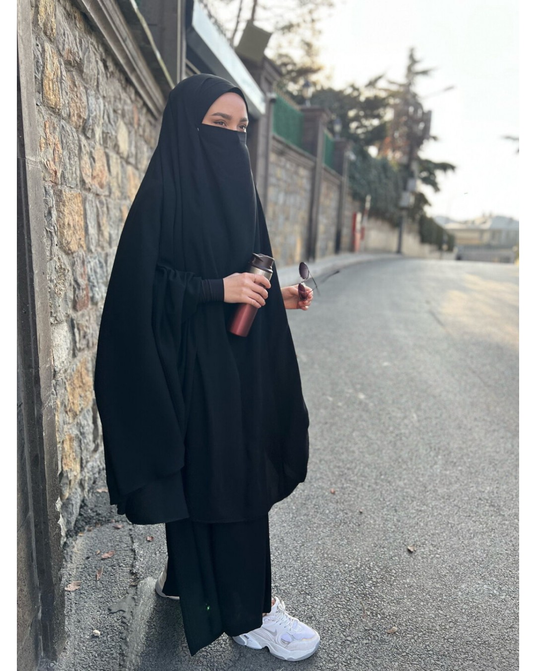 Peçeli Erzurum Model Çarşaf-ı Şerif