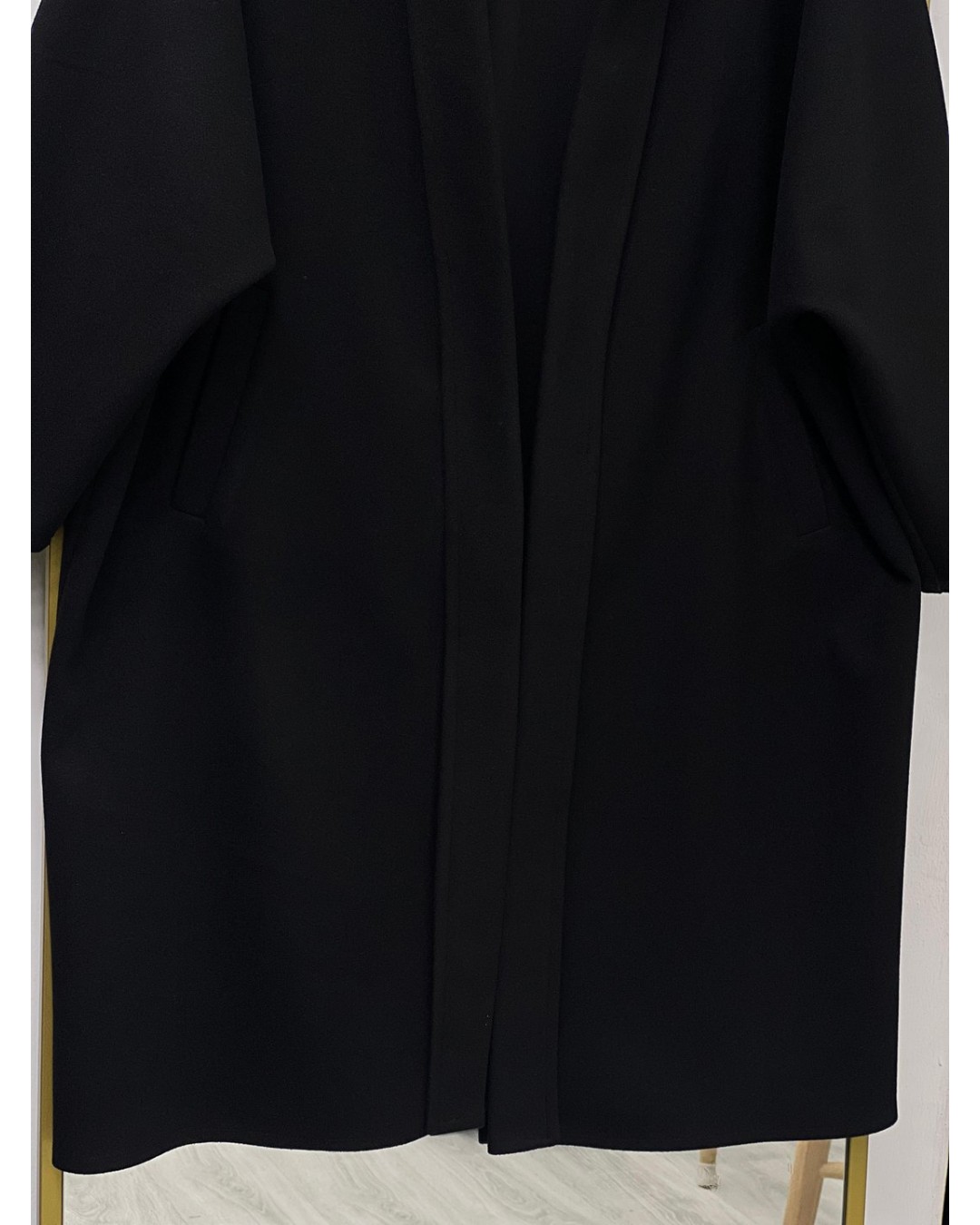 Tasarım Sade Yakalı 95cm Düz Kesim Panço Tasarım Sade Yakalı 95cm Düz Kesim Panço