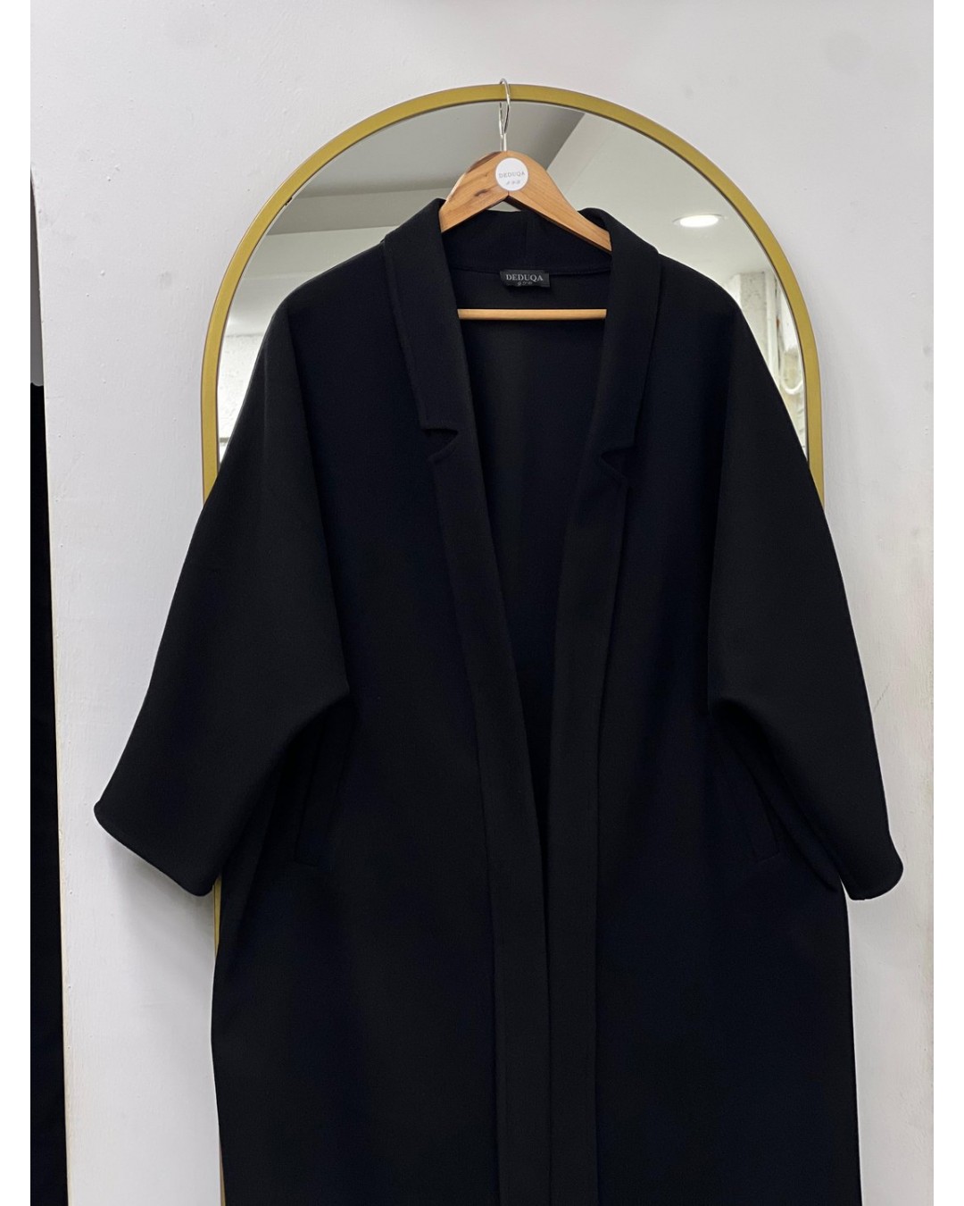 Tasarım Sade Yakalı 95cm Düz Kesim Panço Tasarım Sade Yakalı 95cm Düz Kesim Panço