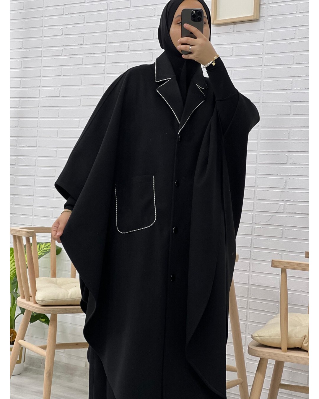 Kaşe Nihayet 120 cm Panço Kaşe Nihayet 120 cm Panço