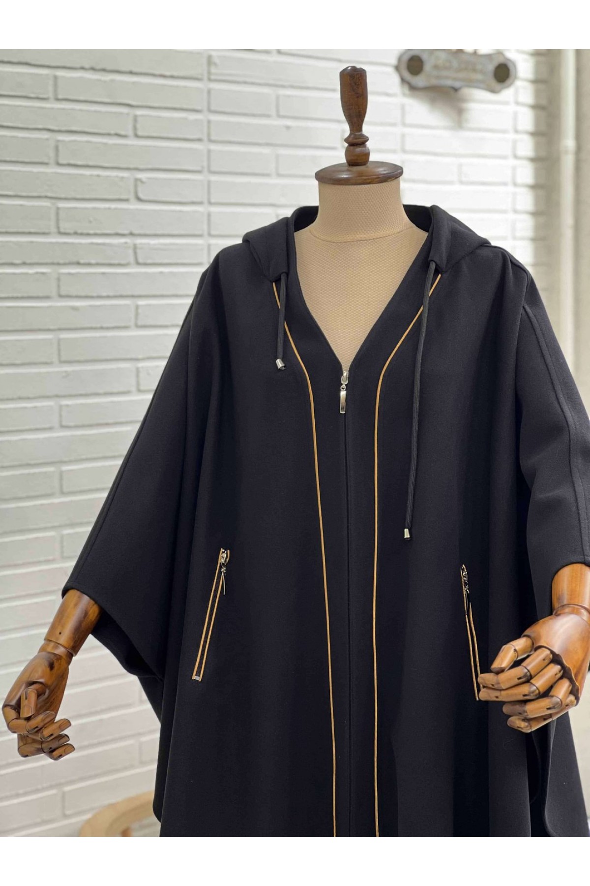 Kimono Gold Biyeli Yaka Panço