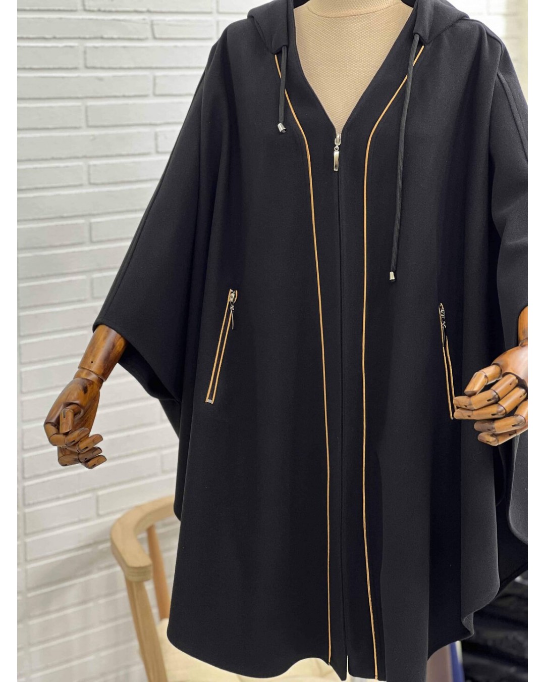 Kimono Gold Biyeli Yaka Panço