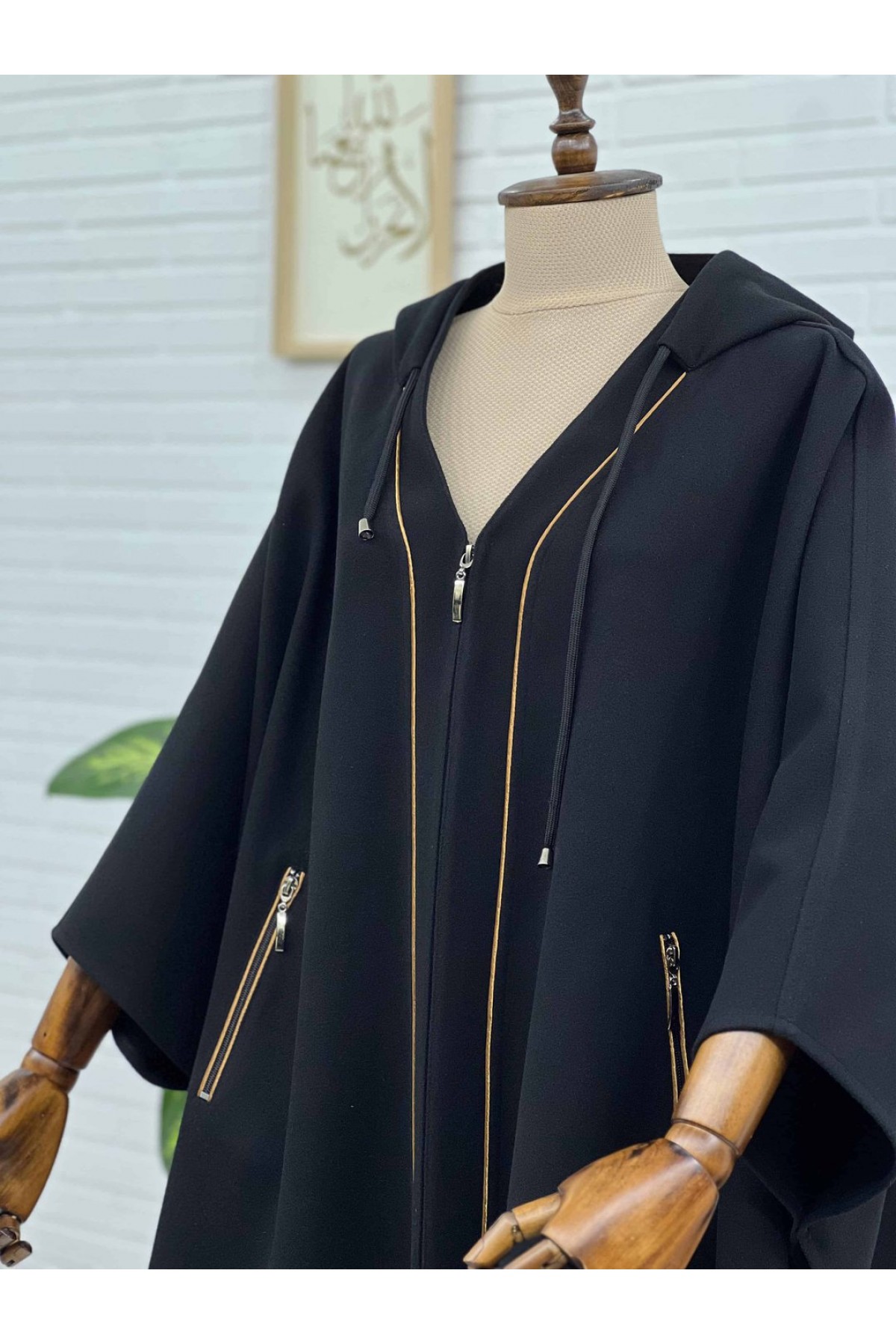 Kimono Gold Biyeli Yaka Panço