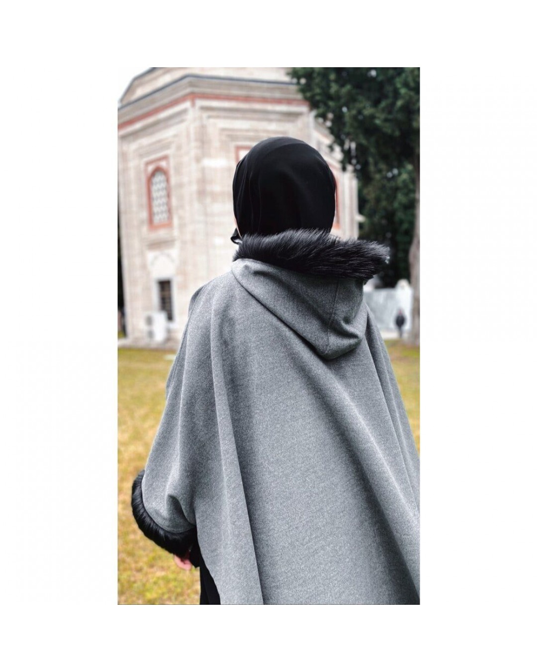 Grey Kürklü Panço Grey Kürklü Panço