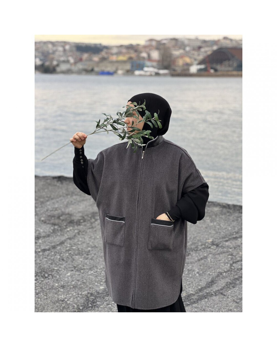 Zara Dar Kalıp Panço Zara Dar Kalıp Panço