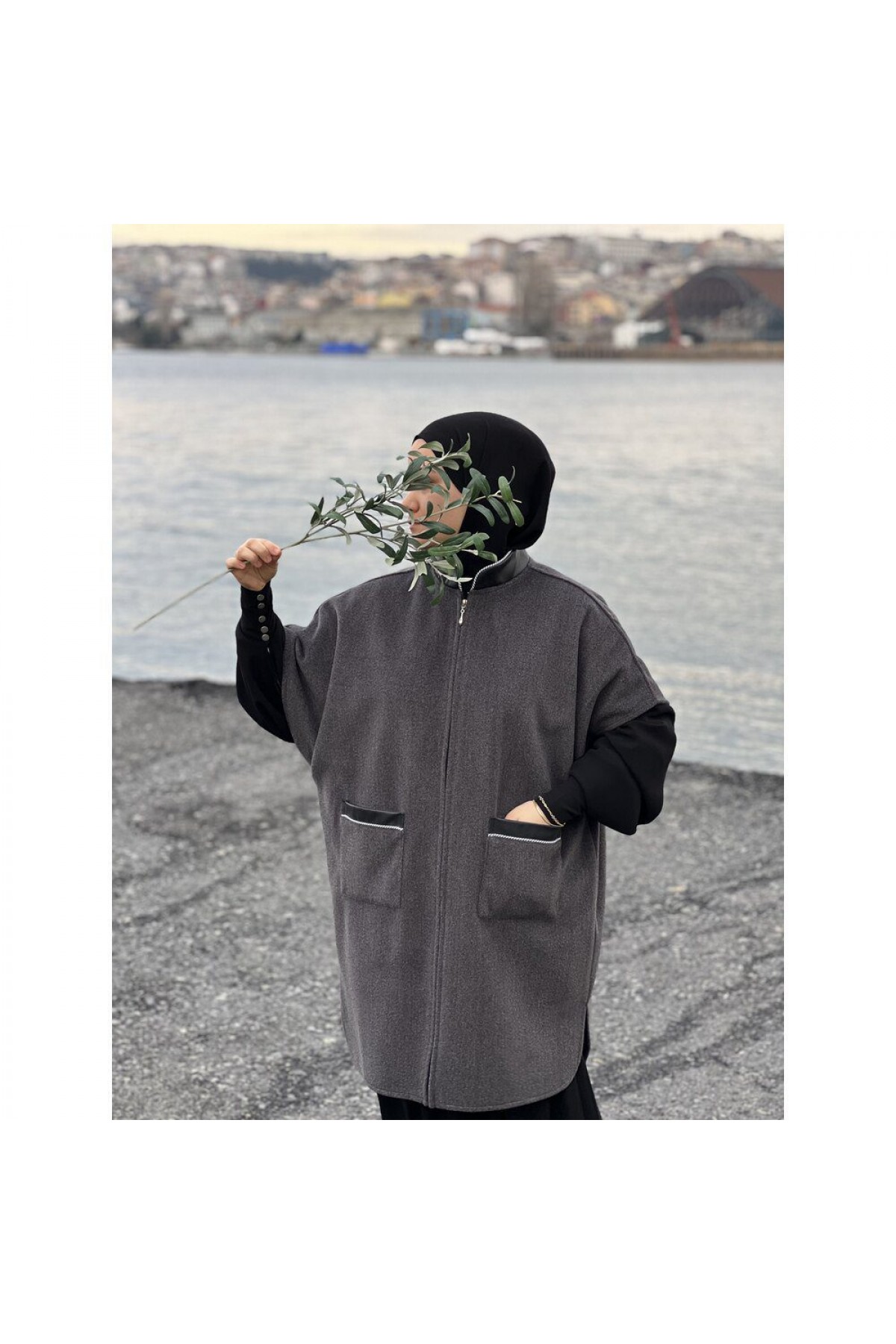 Zara Dar Kalıp Panço Zara Dar Kalıp Panço