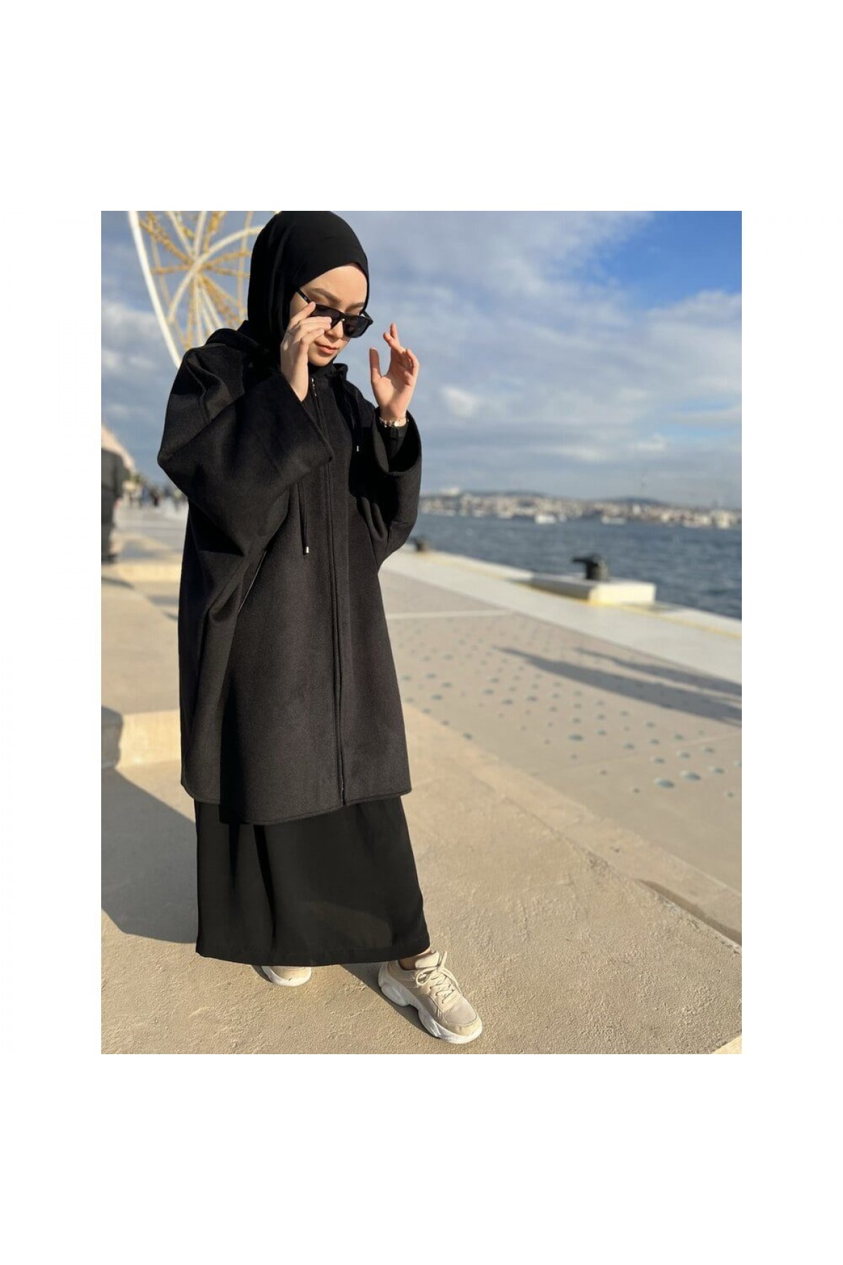 Armâni Kalın kaşe düz kesim