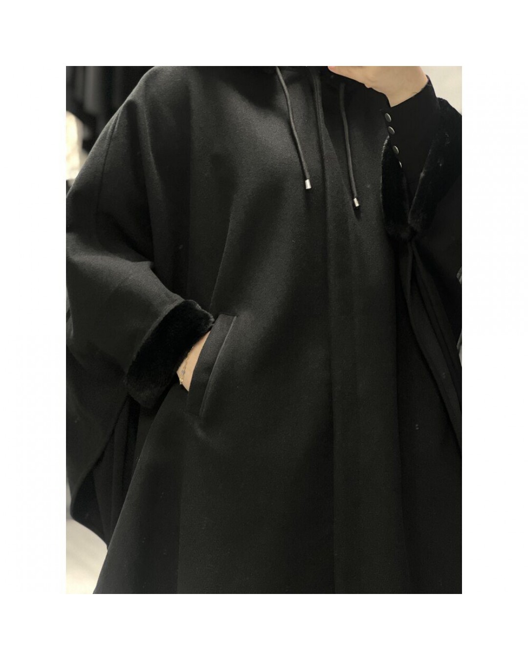 Esved Fok Verev Floto siyah biye cep panço