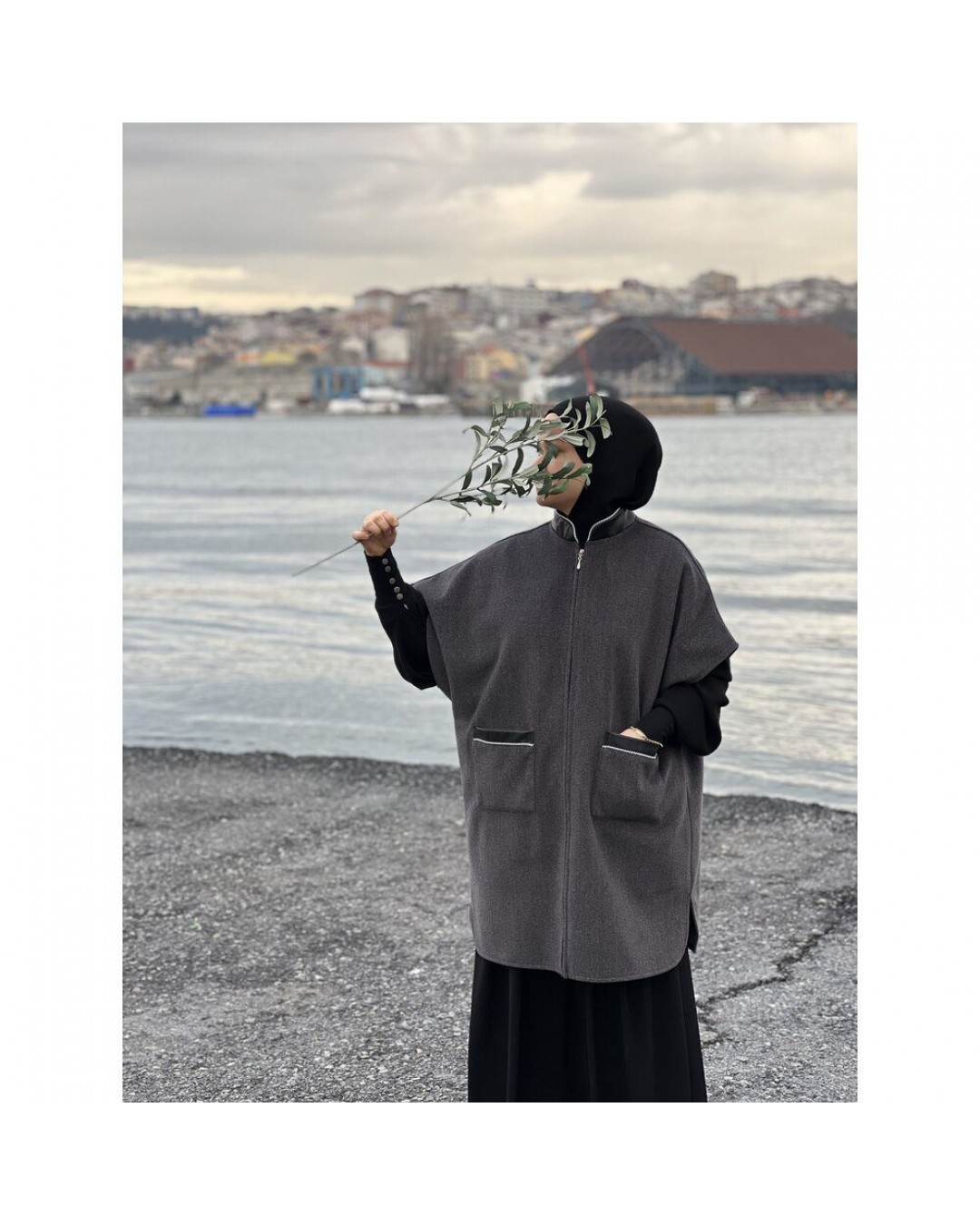 Zara Dar Kalıp Panço Zara Dar Kalıp Panço