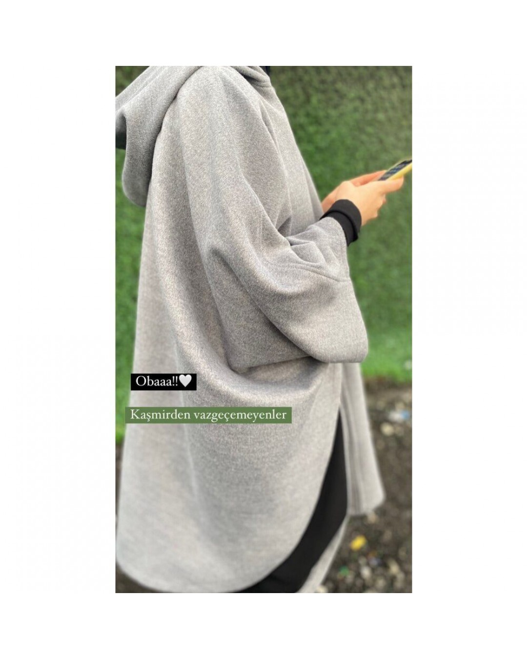 Hifâ Grey Verev (Kare Cep) Panço Hifâ Grey Verev (Kare Cep) Panço