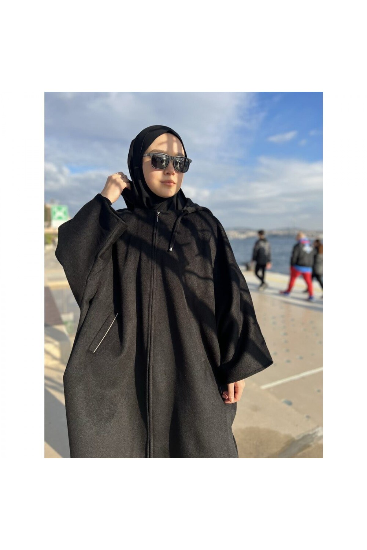 Armâni Kalın kaşe düz kesim