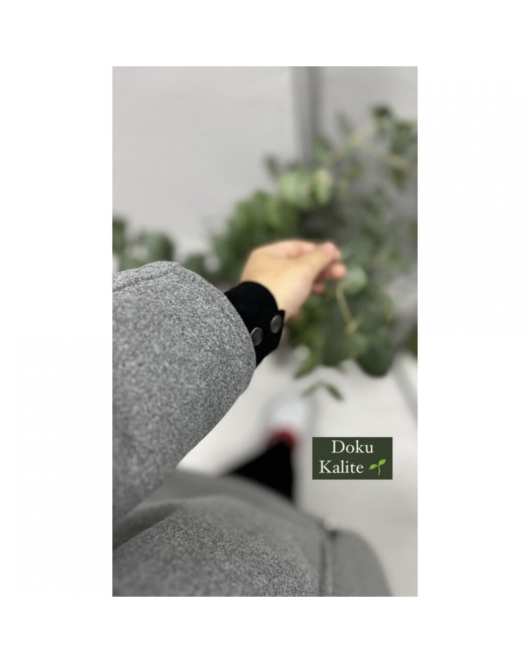 Asil Grey Düz (Floto Cep) Panço