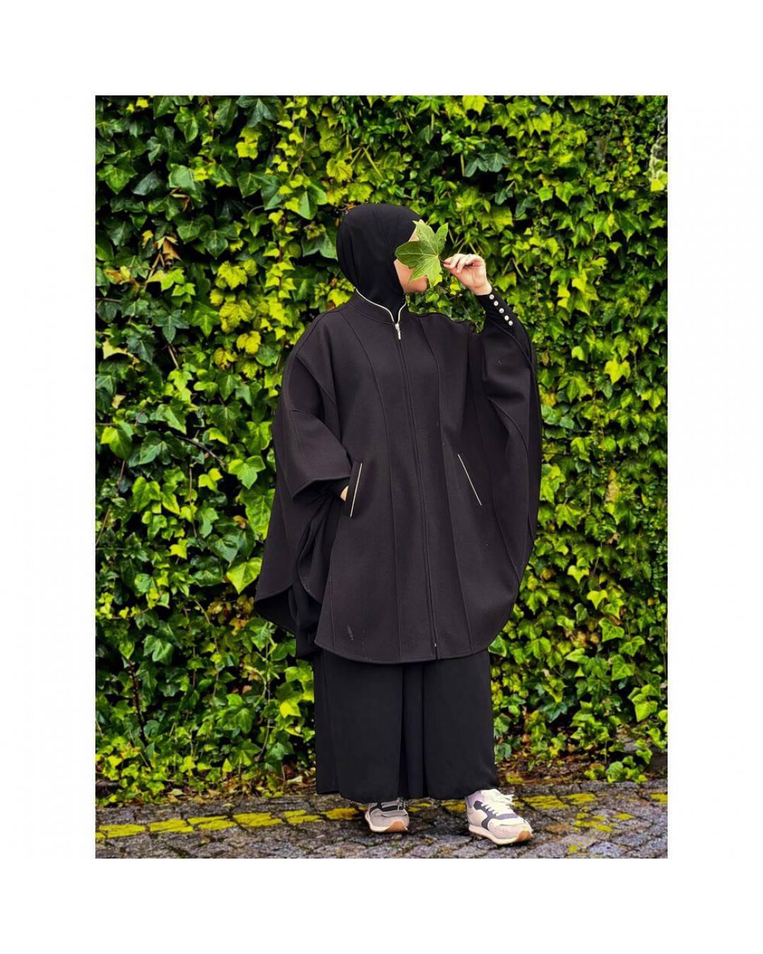 Nervürlü Hakim yaka panço