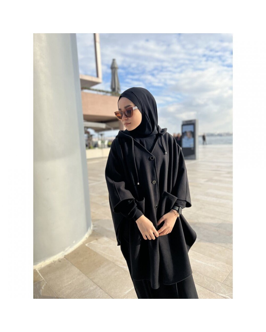 Kaşe V yaka Panço Kaşe V yaka Panço