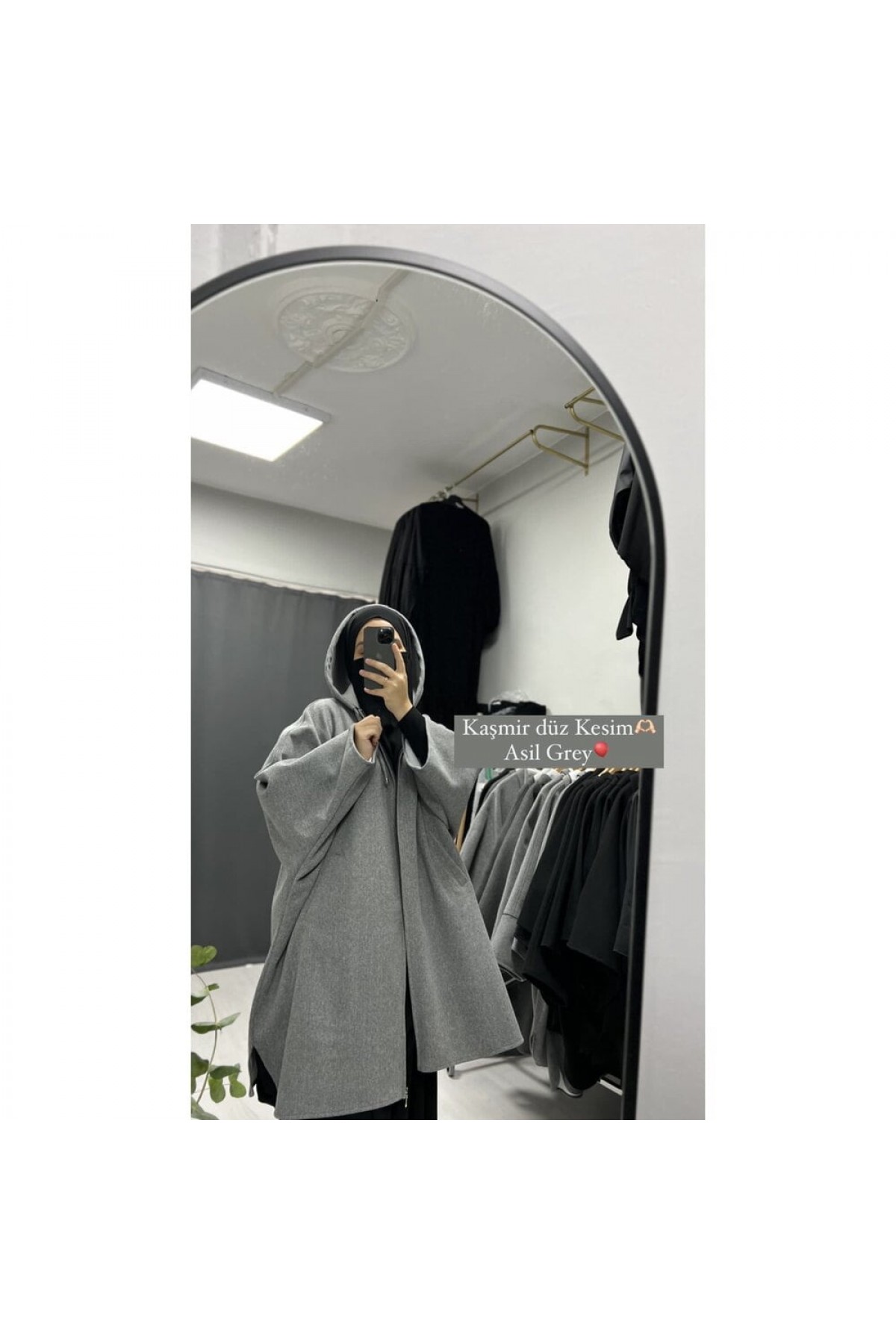 Asil Grey Düz (Floto Cep) Panço