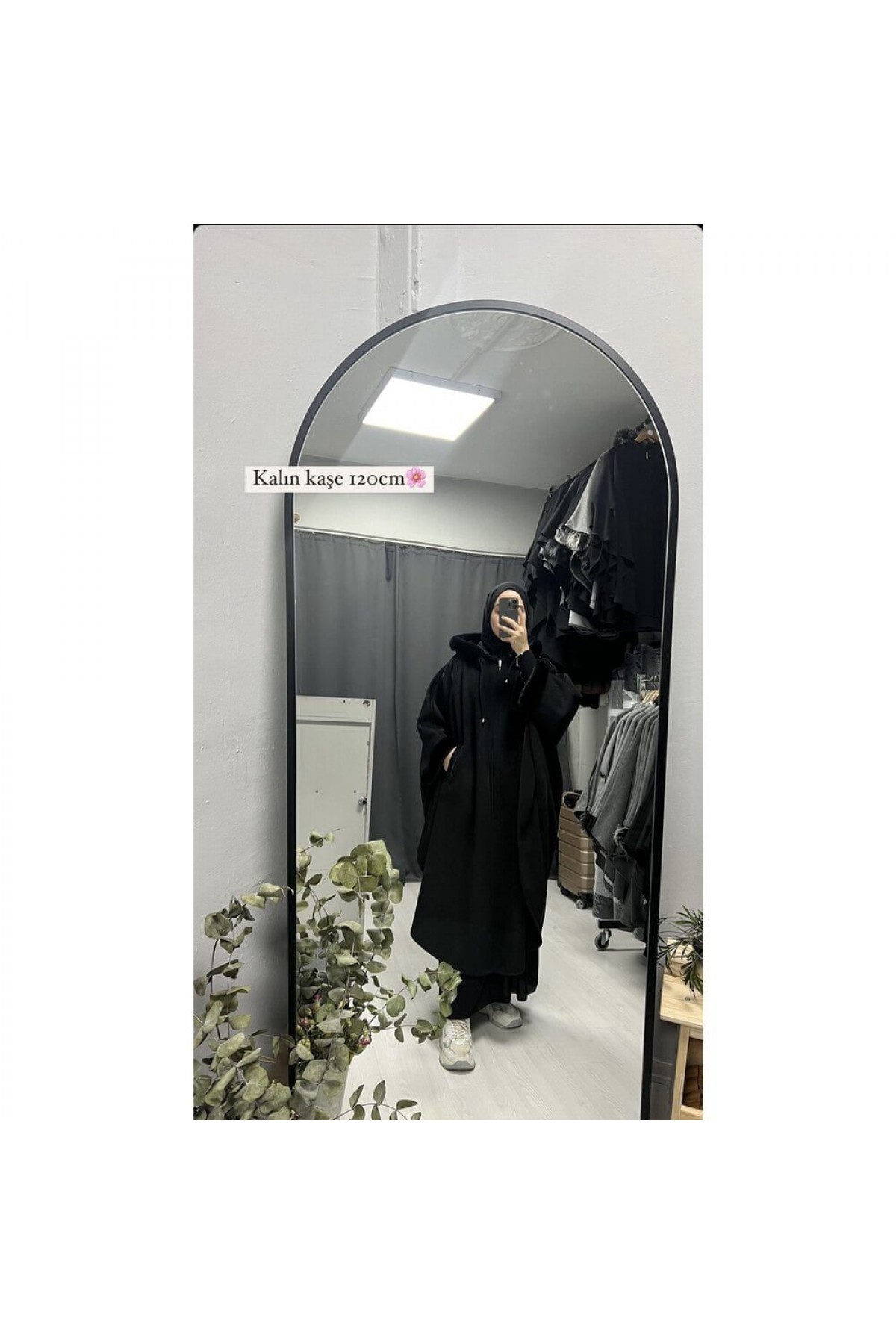 Armâni Kalın kaşe Fok Kaban 120 cm