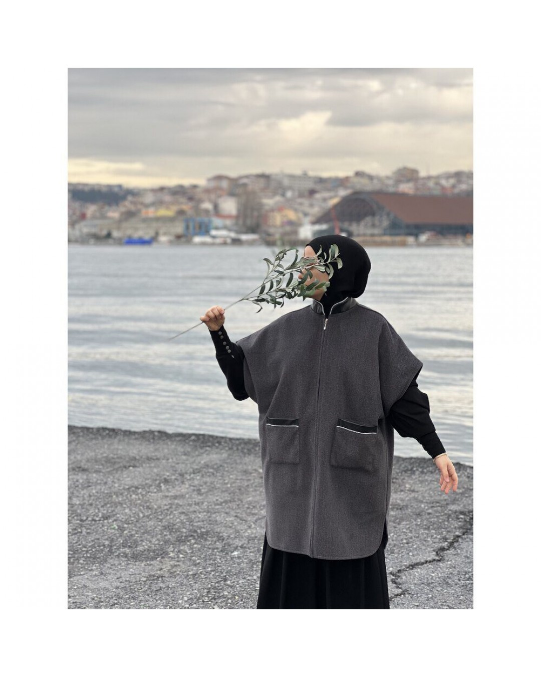 Zara Dar Kalıp Panço Zara Dar Kalıp Panço