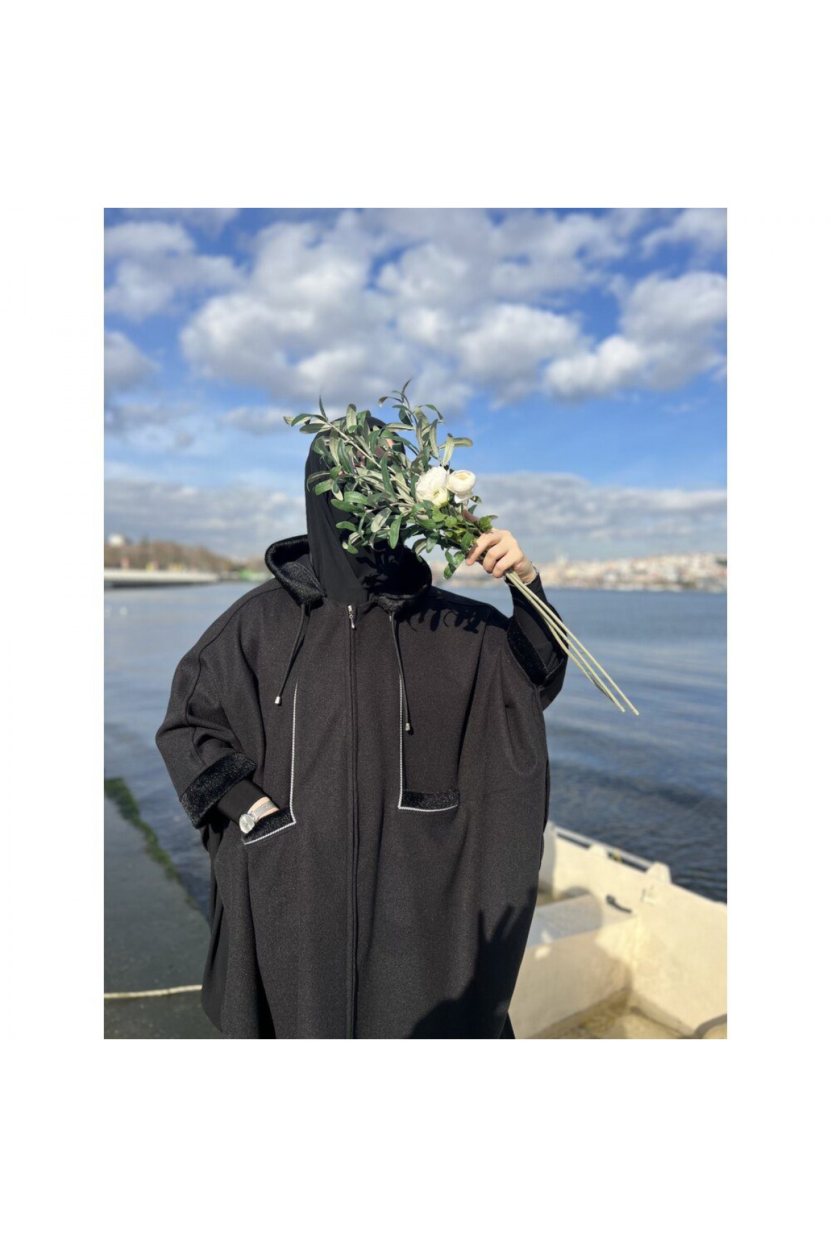 Kaşe Biyeli Tasarım Panço Kaşe Biyeli Tasarım Panço