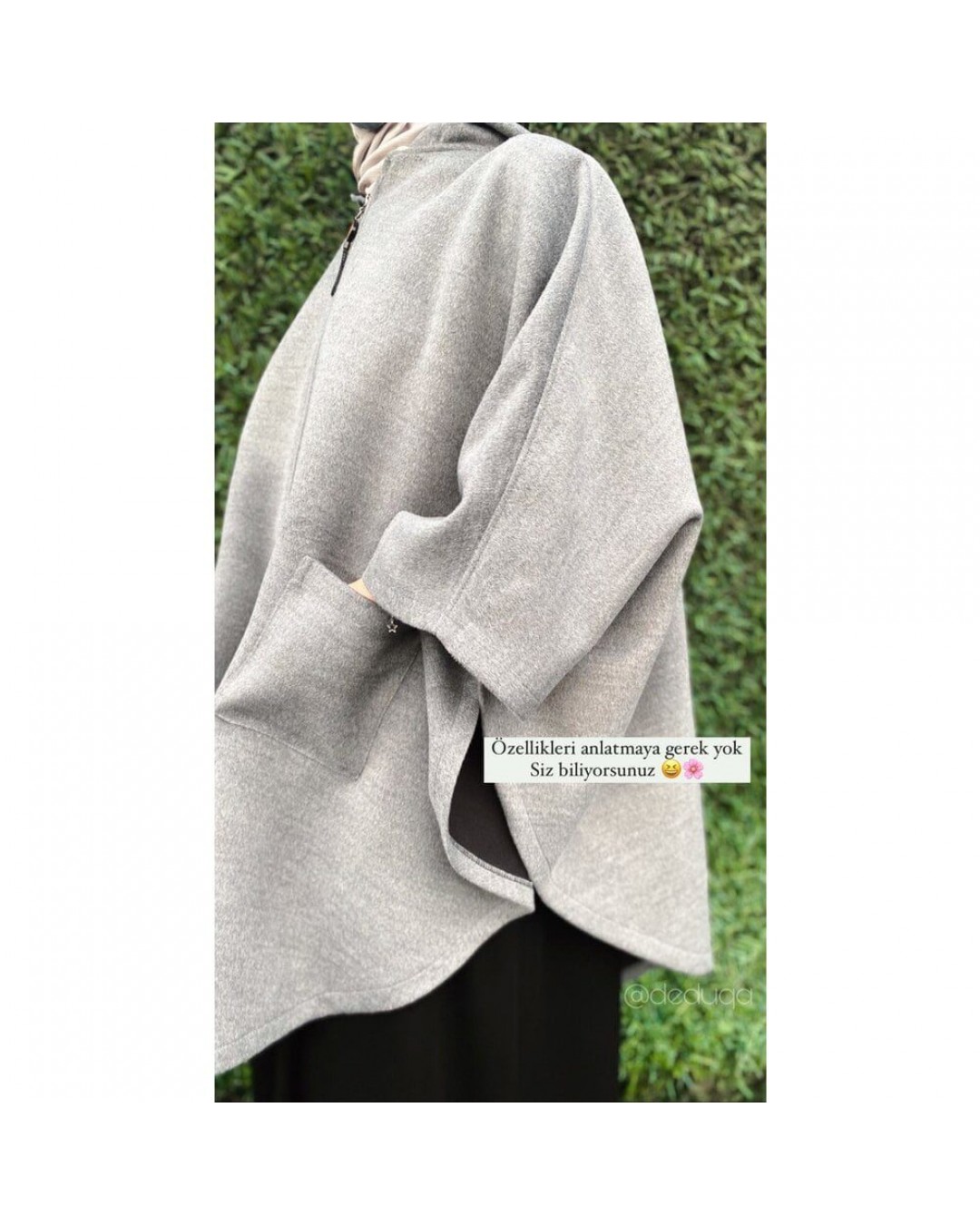 Hifâ Grey Verev (Kare Cep) Panço Hifâ Grey Verev (Kare Cep) Panço