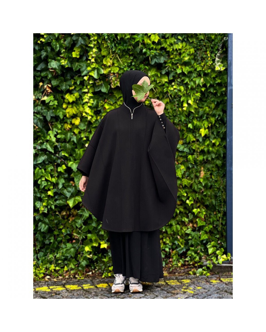 Nervürlü Hakim yaka panço